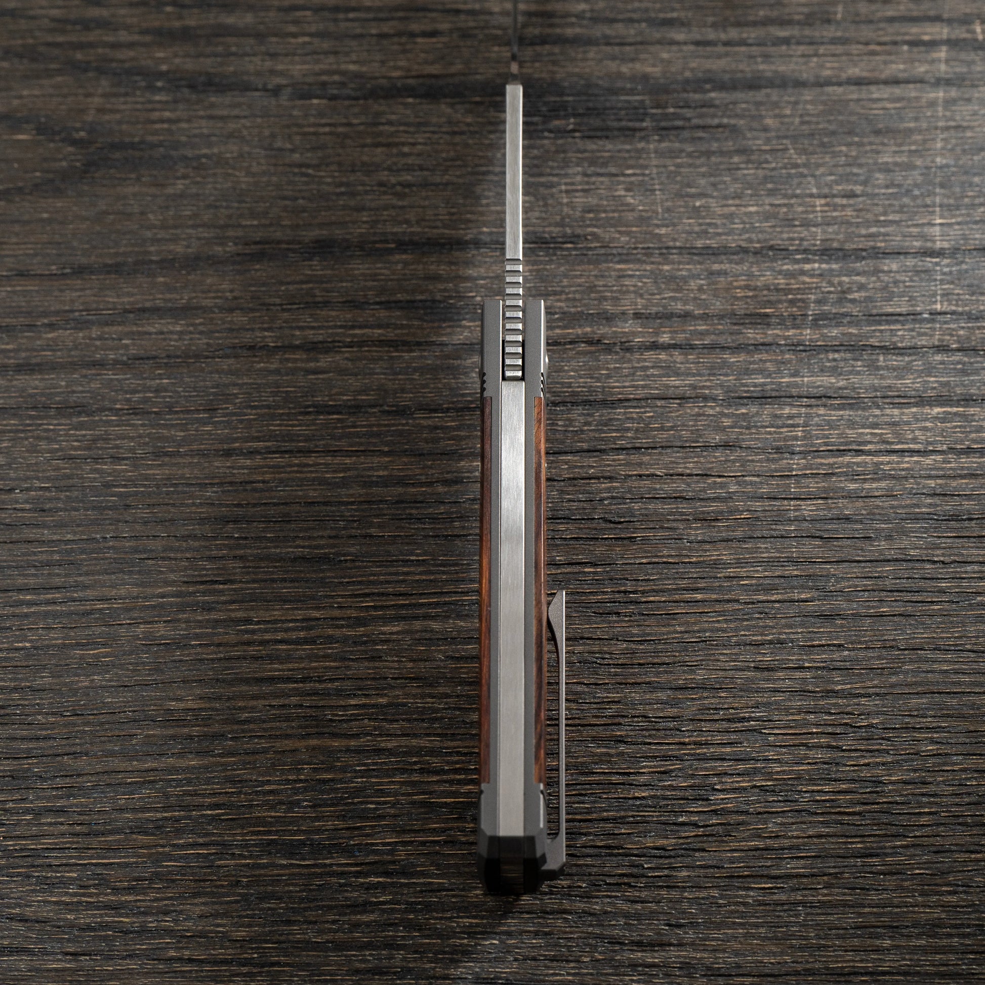 Jack Wolf Knives-Jack Wolf Knives - GUNSLINGER JACK - IRONWOOD HAND SATIN-3-Urban Cutlery