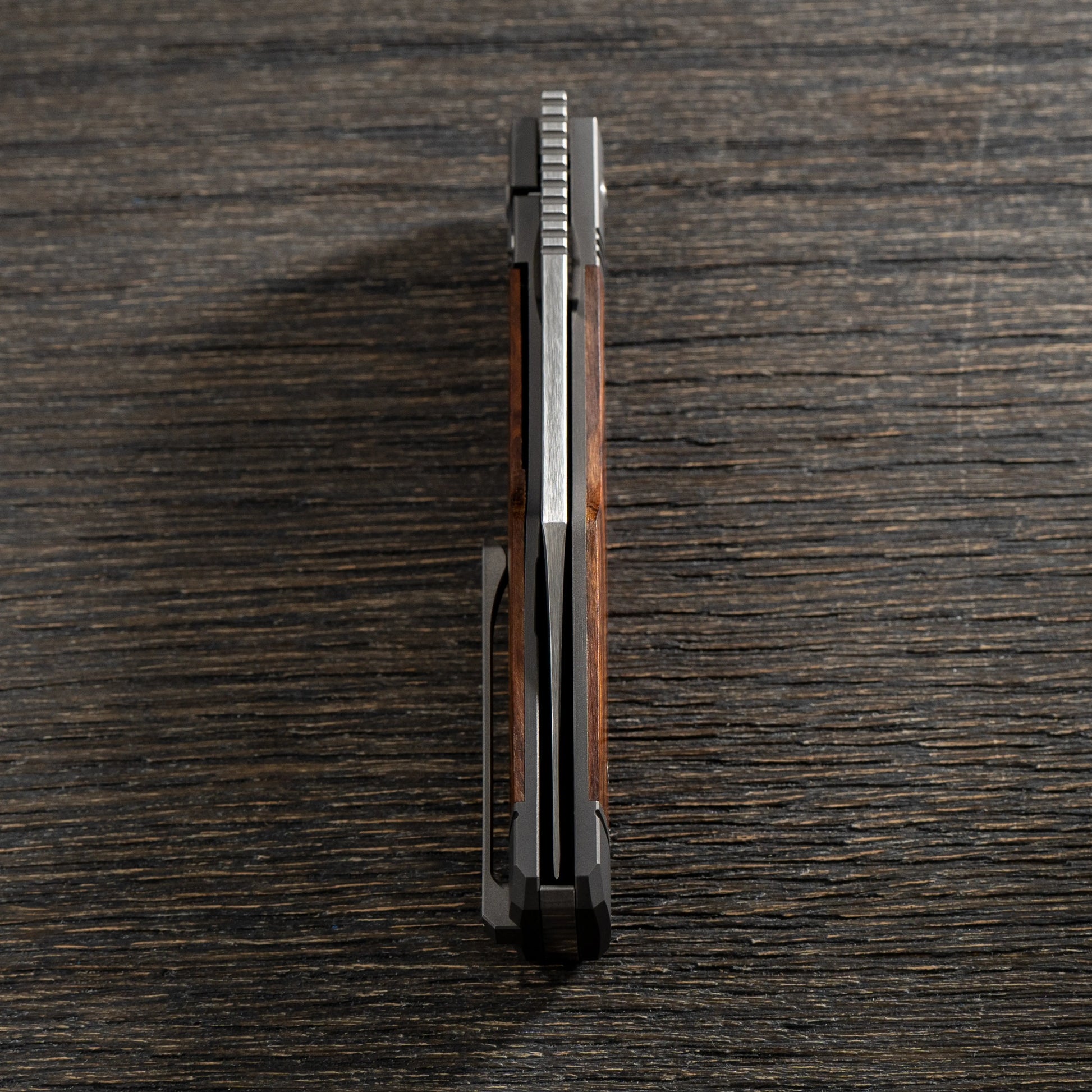 Jack Wolf Knives-Jack Wolf Knives - GUNSLINGER JACK - IRONWOOD HAND SATIN-4-Urban Cutlery