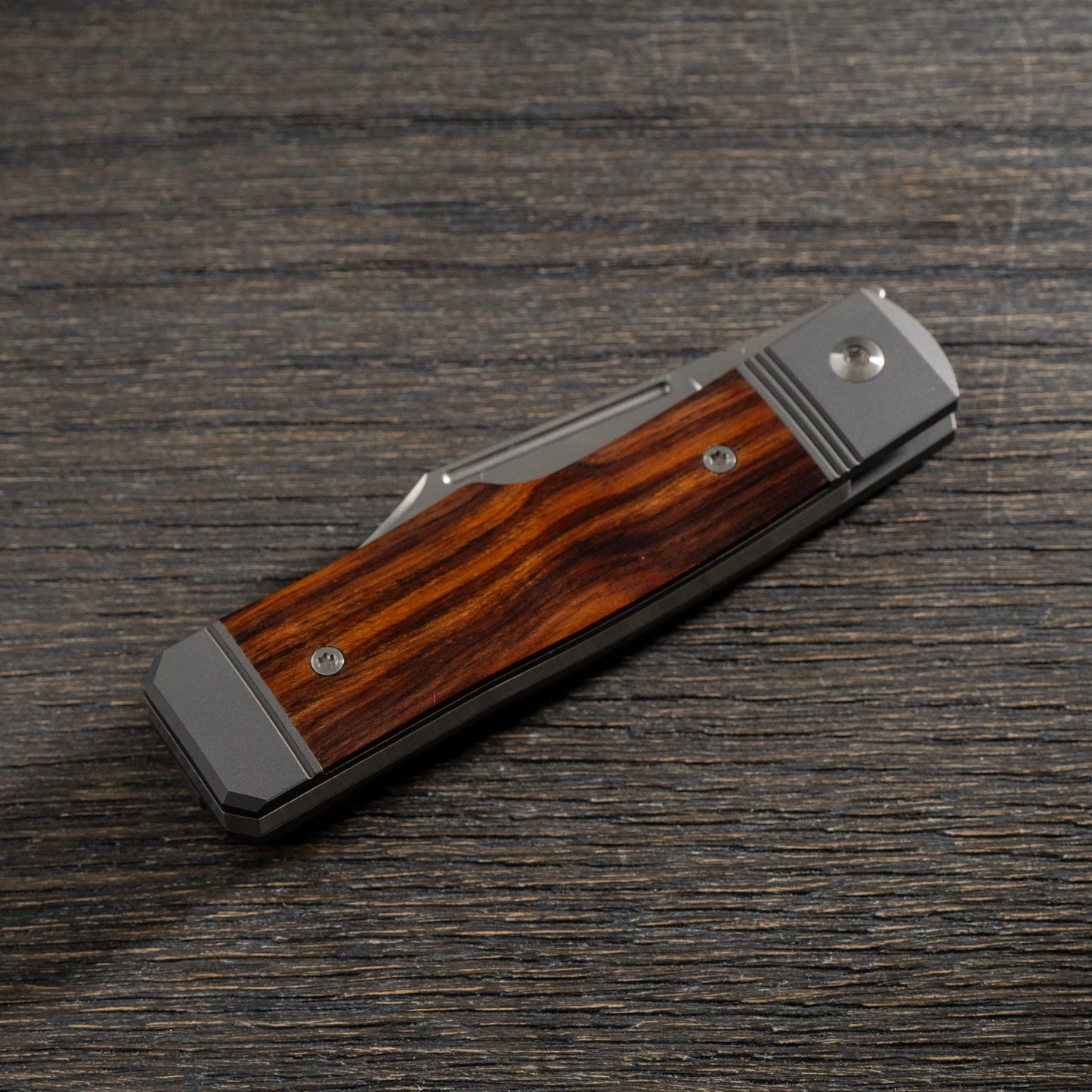 Jack Wolf Knives-Jack Wolf Knives - GUNSLINGER JACK - IRONWOOD HAND SATIN-5-Urban Cutlery