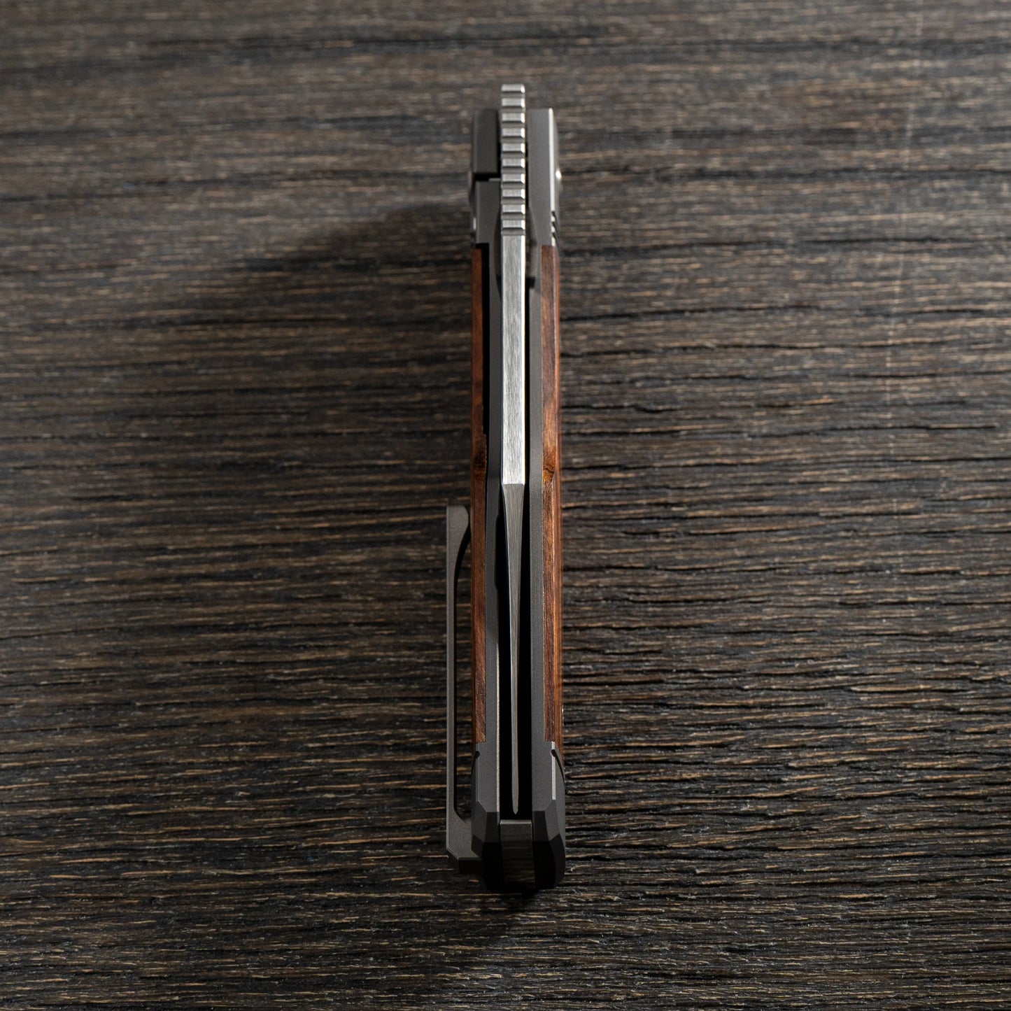 Jack Wolf Knives-Jack Wolf Knives - GUNSLINGER JACK - IRONWOOD HAND SATIN-Urban Cutlery