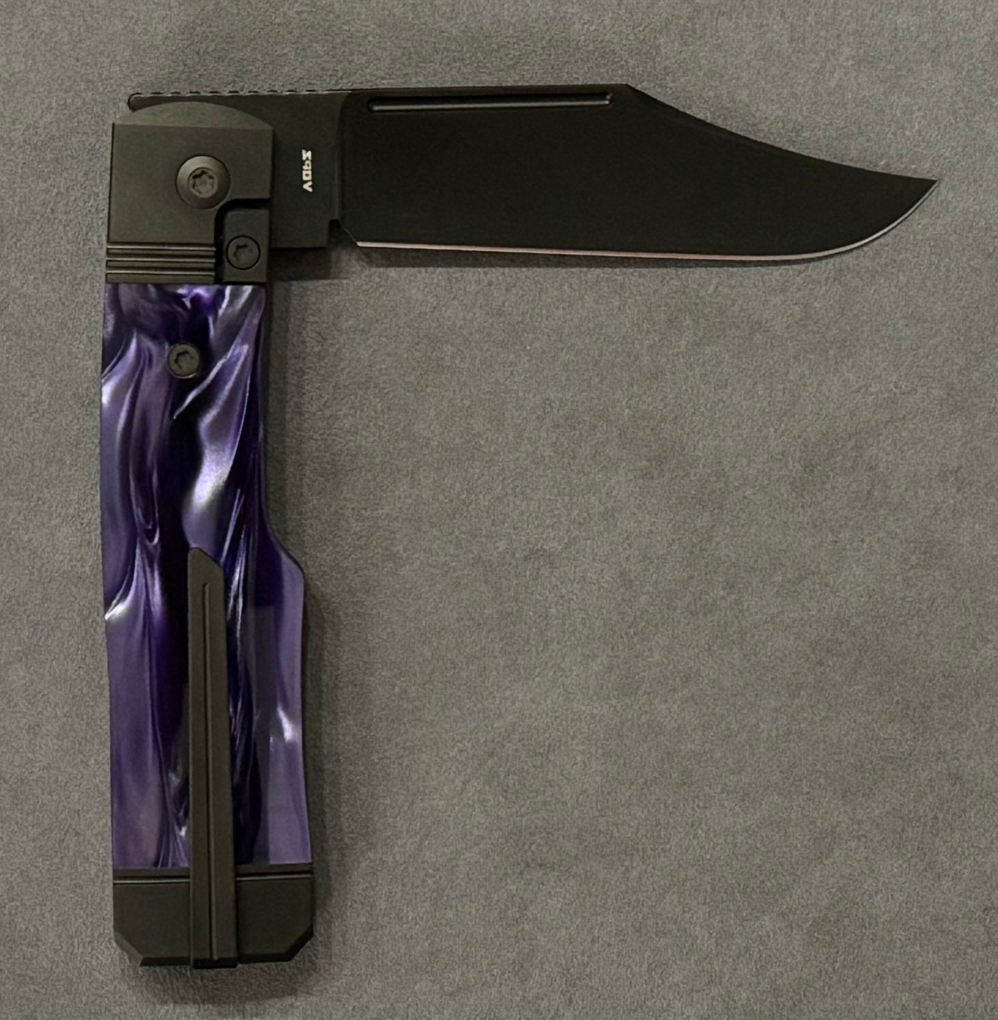 Jack Wolf Knives-Jack Wolf Knives - GUNSLINGER JACK - KIRINITE COSMIC PURPLE DLC-Urban Cutlery