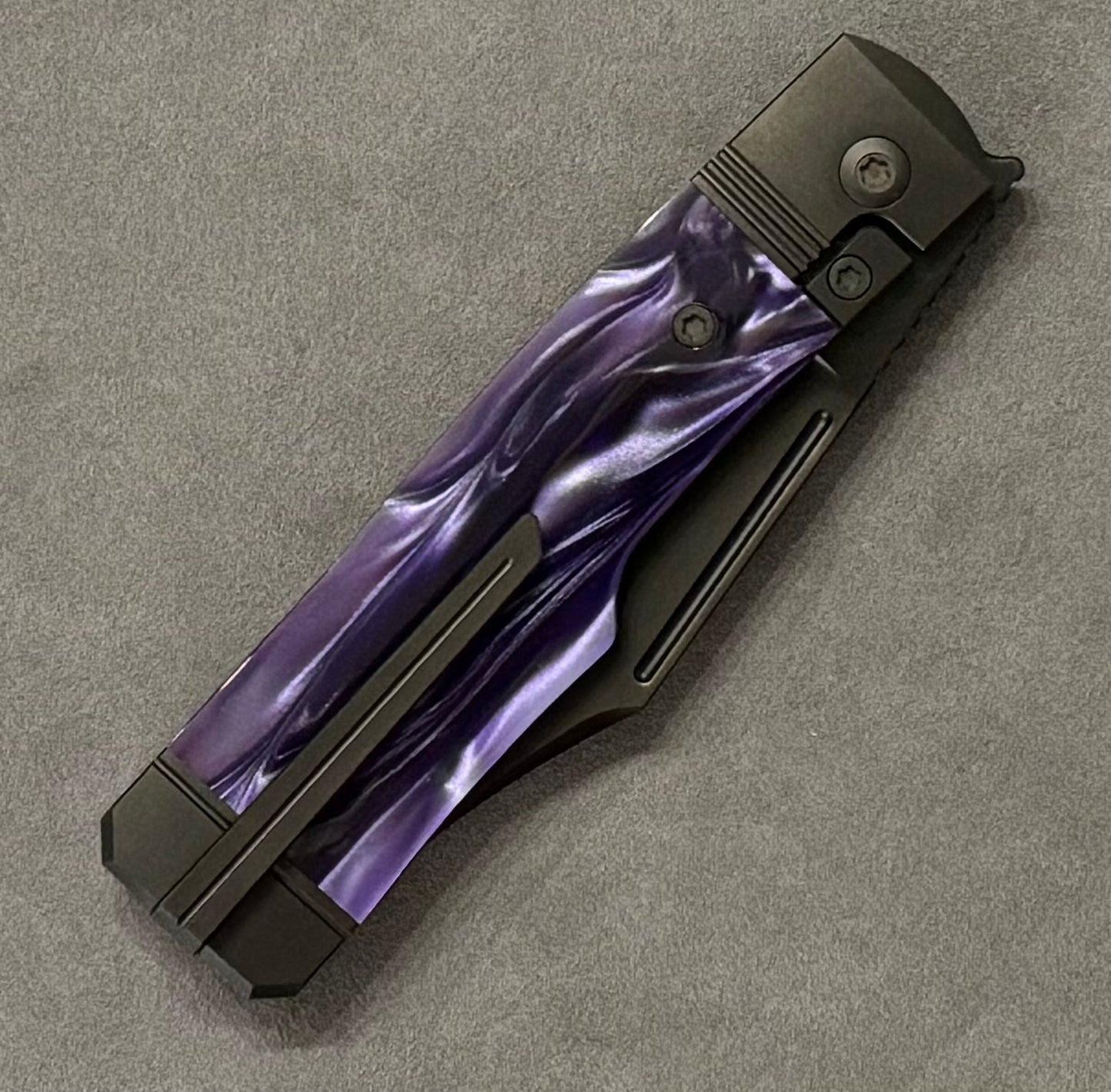 Jack Wolf Knives-Jack Wolf Knives - GUNSLINGER JACK - KIRINITE COSMIC PURPLE DLC-Urban Cutlery