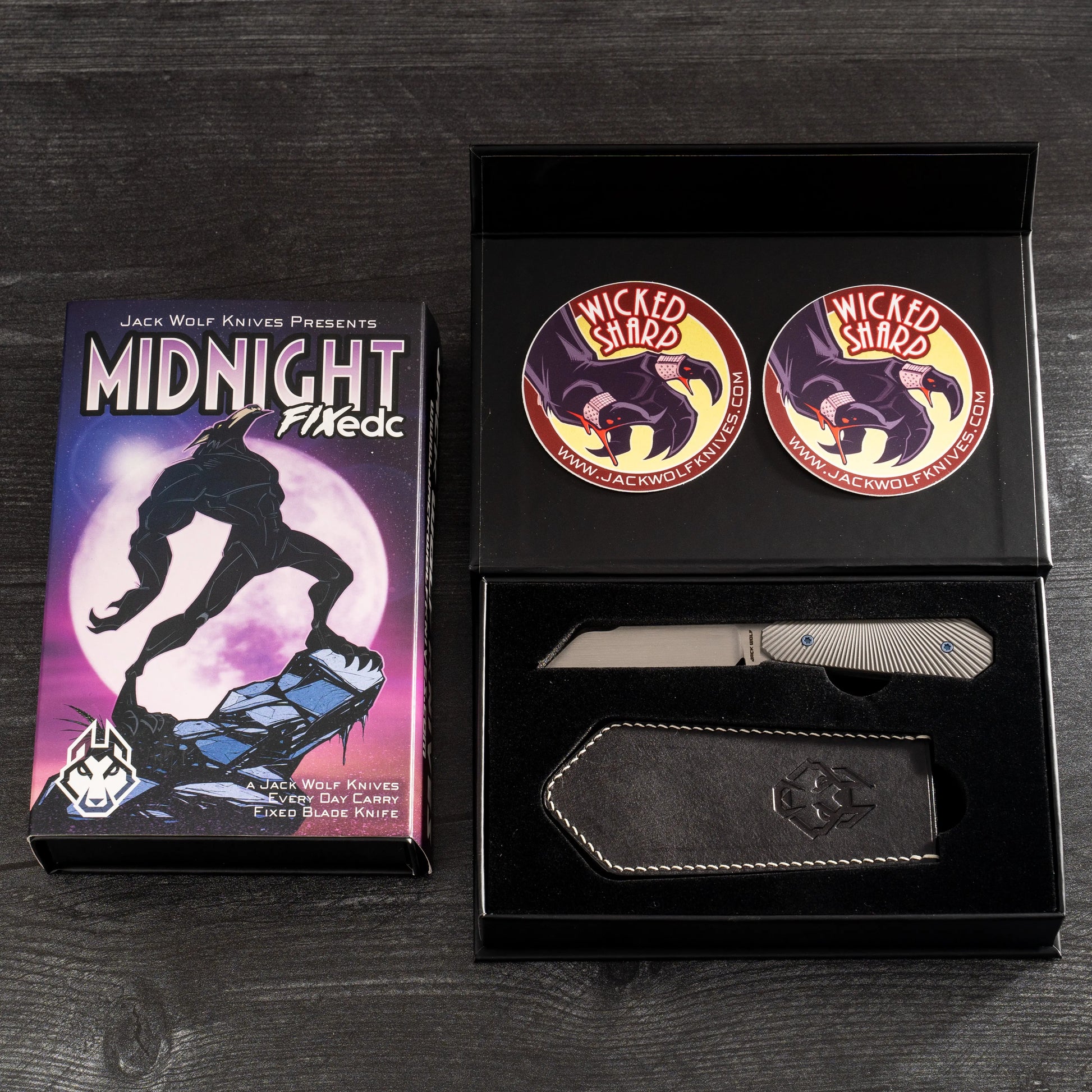 Jack Wolf Knives-Jack Wolf Knives - MIDNIGHT FIXedc - Available 6/14 @ 2PM EST!-Urban Cutlery