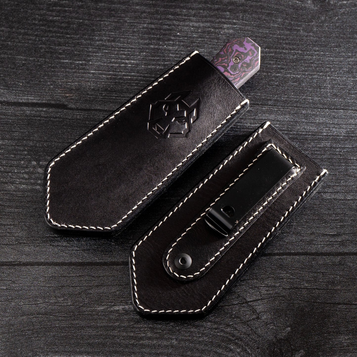 Jack Wolf Knives-Jack Wolf Knives - MIDNIGHT FIXedc - FAT CARBON PURPLE HAZE-Urban Cutlery