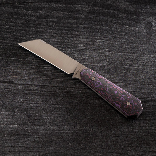 Jack Wolf Knives-Jack Wolf Knives - MIDNIGHT FIXedc - FAT CARBON PURPLE HAZE-Urban Cutlery