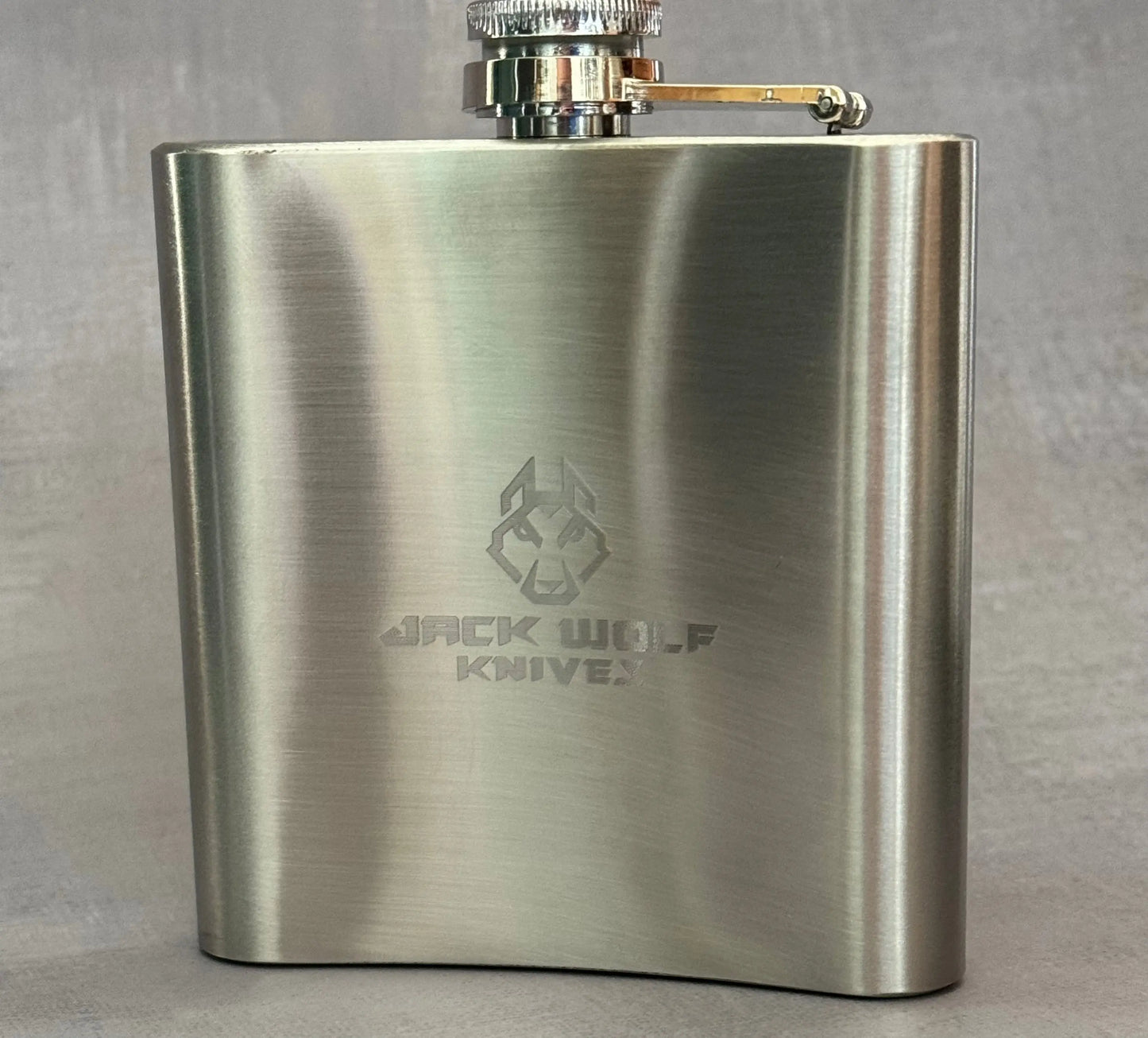 Jack Wolf Knives-Jack Wolf Knives - MINI CYBORG JACK - TITANIUM SMOOTH HAND SATIN-7-Urban Cutlery