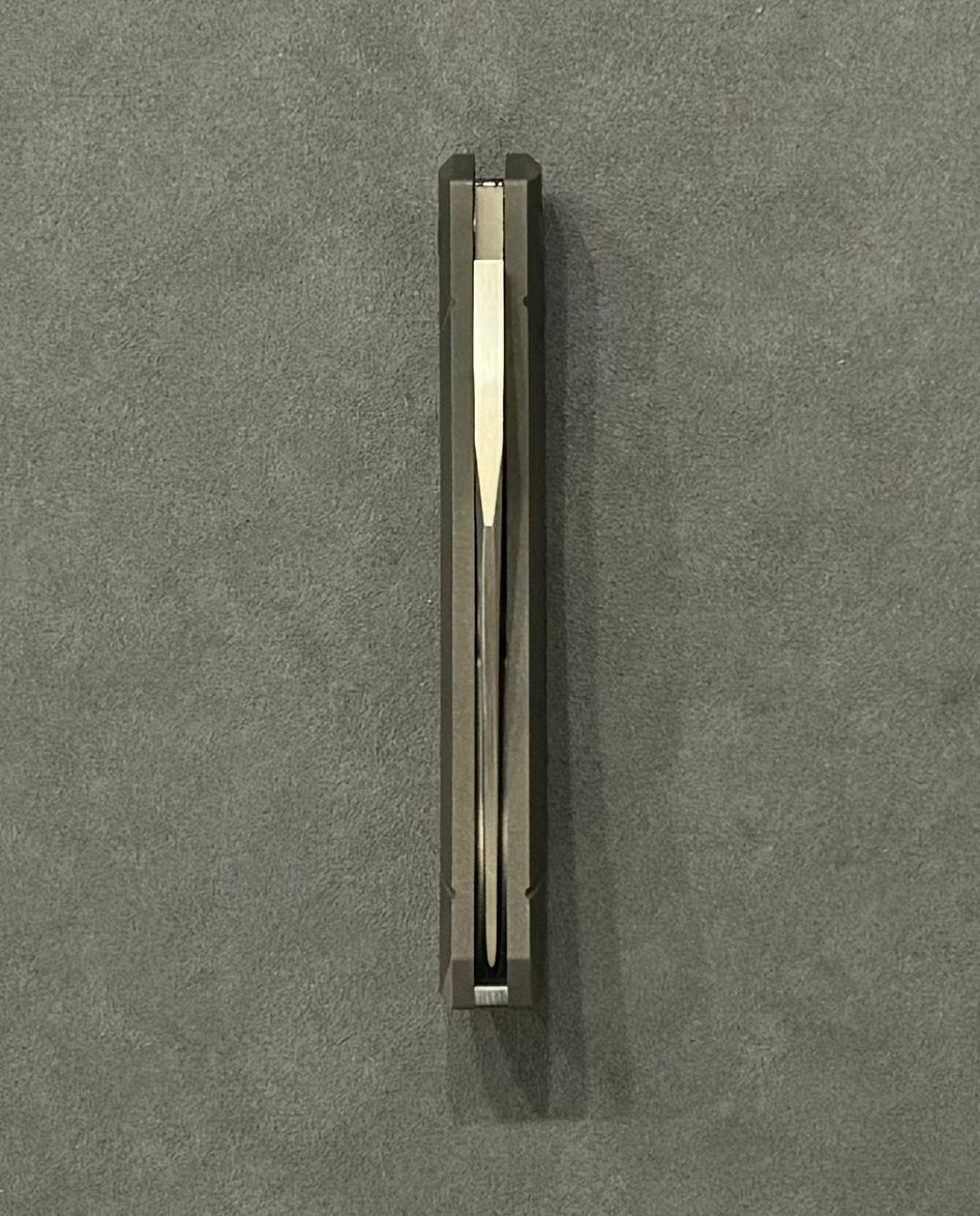 Jack Wolf Knives-Jack Wolf Knives - MINI CYBORG JACK - TITANIUM SMOOTH HAND SATIN-Urban Cutlery