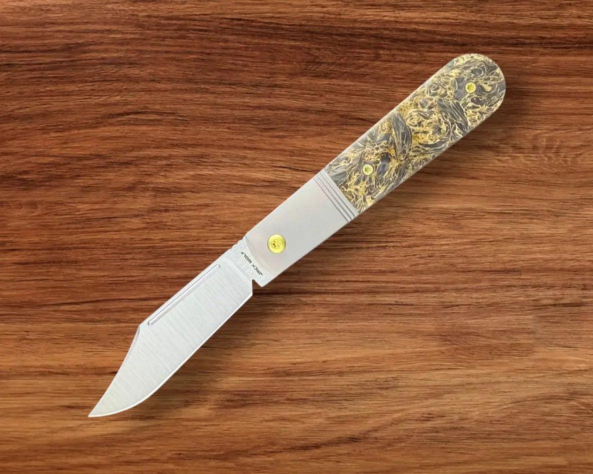Jack Wolf Knives-Jack Wolf Knives - PRIMO JACK - FAT CARBON DARK MATTER GOLD-Urban Cutlery