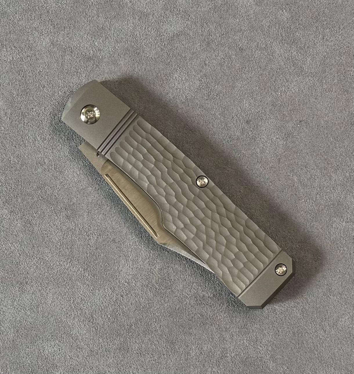 Jack Wolf Knives-Jack Wolf Knives - SHARPSHOOTER JACK - TITANIUM JIGGED-3-Urban Cutlery