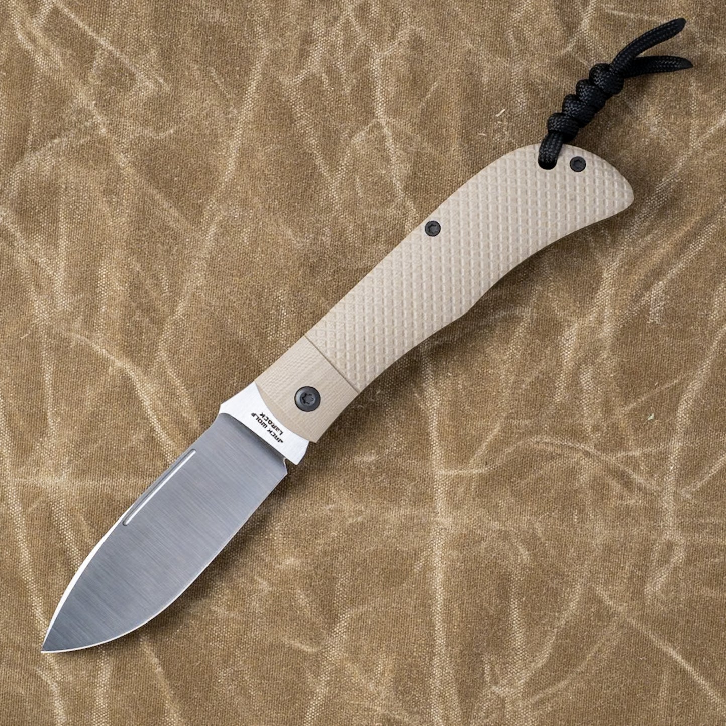 Jack Wolf Knives-Jack Wolf Knives TIMBER JACK - FDE G10 CROSS HATCH - Available 1/16 @ 2PM EST!-1-Urban Cutlery