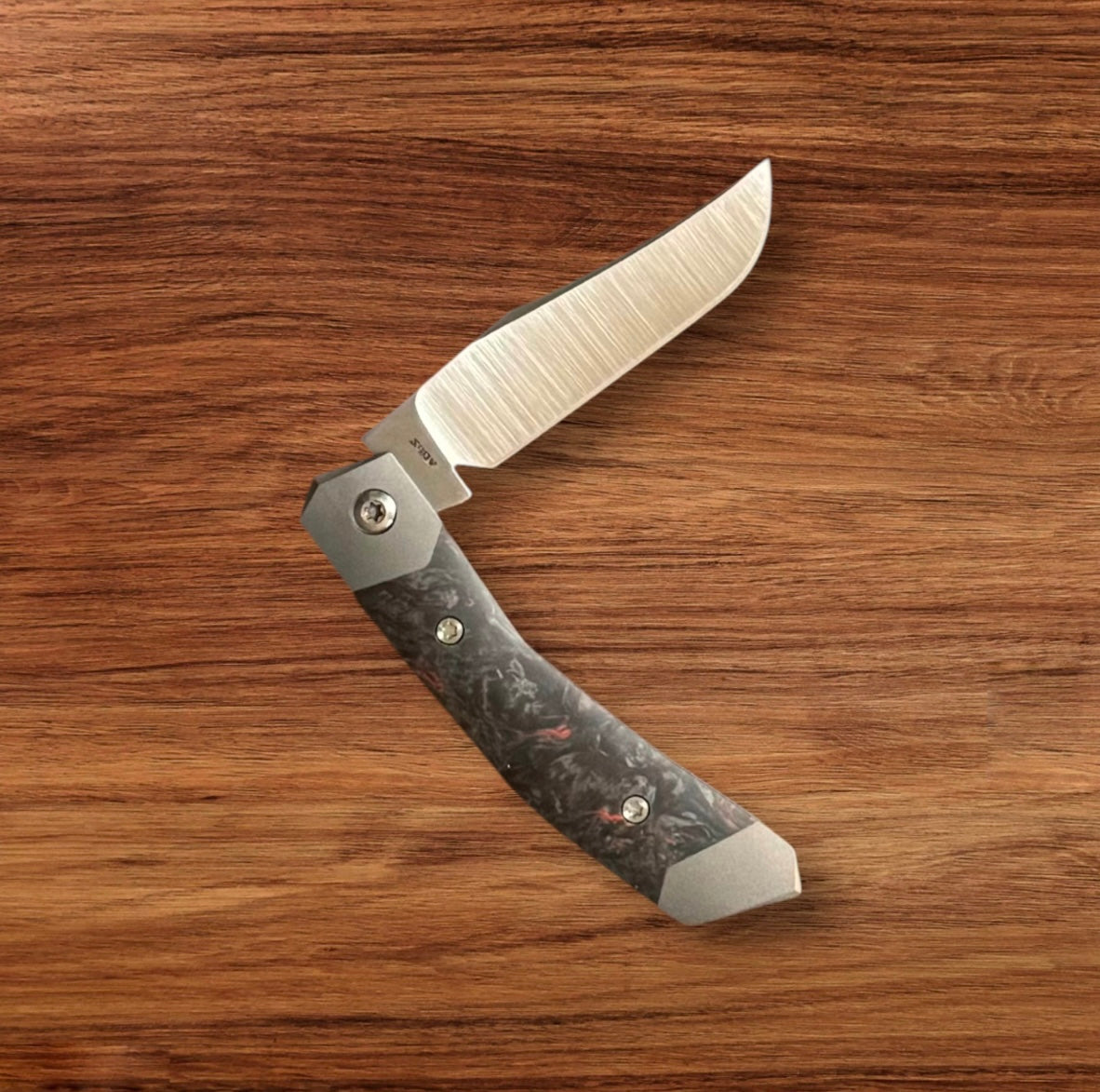 Jack Wolf Knives - MINI CYBORG JACK - FAT CARBON DARK MATTER ORANGE Urban Cutlery & Lifestyle Shoppe