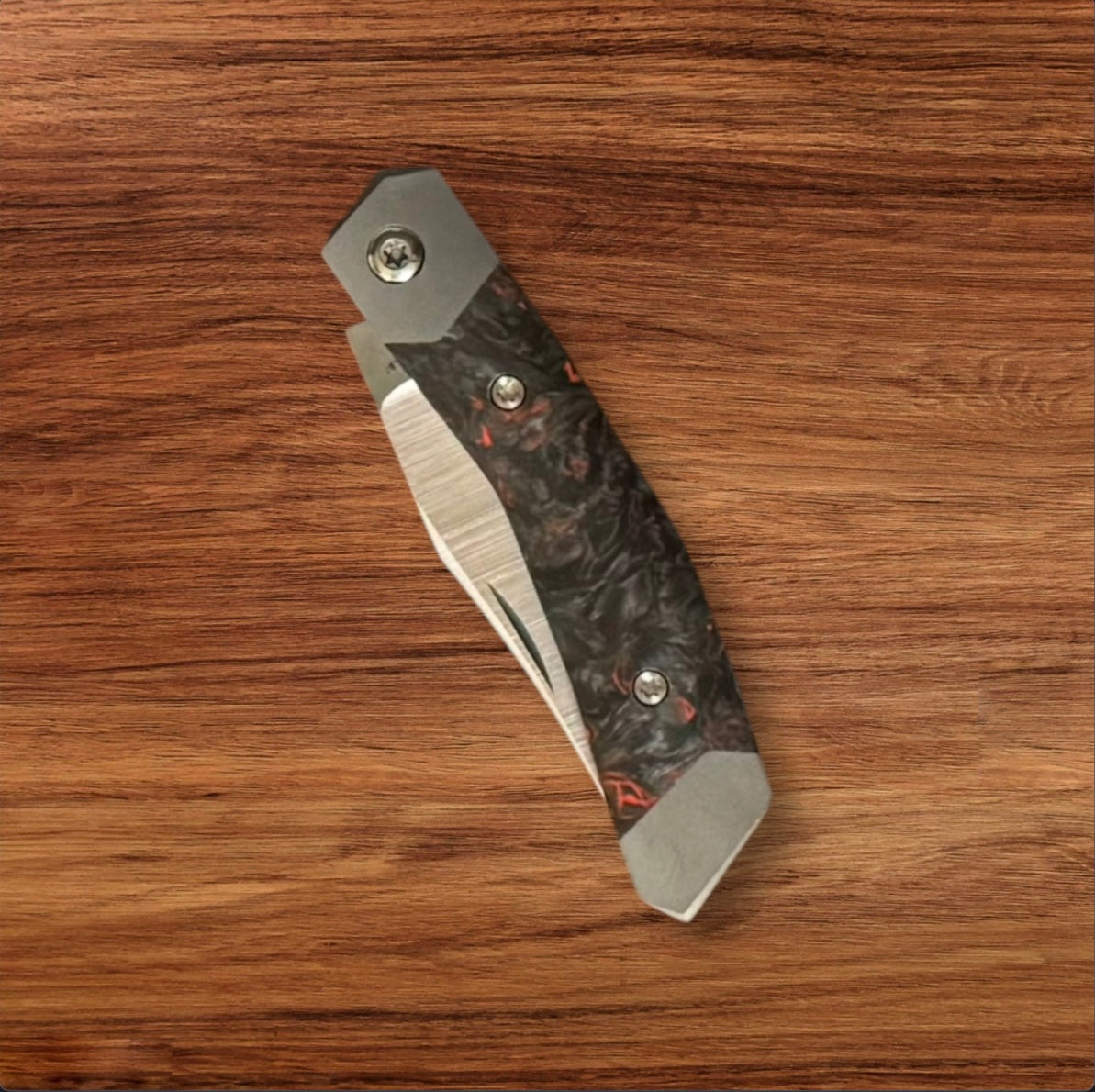 Jack Wolf Knives - MINI CYBORG JACK - FAT CARBON DARK MATTER ORANGE Urban Cutlery & Lifestyle Shoppe