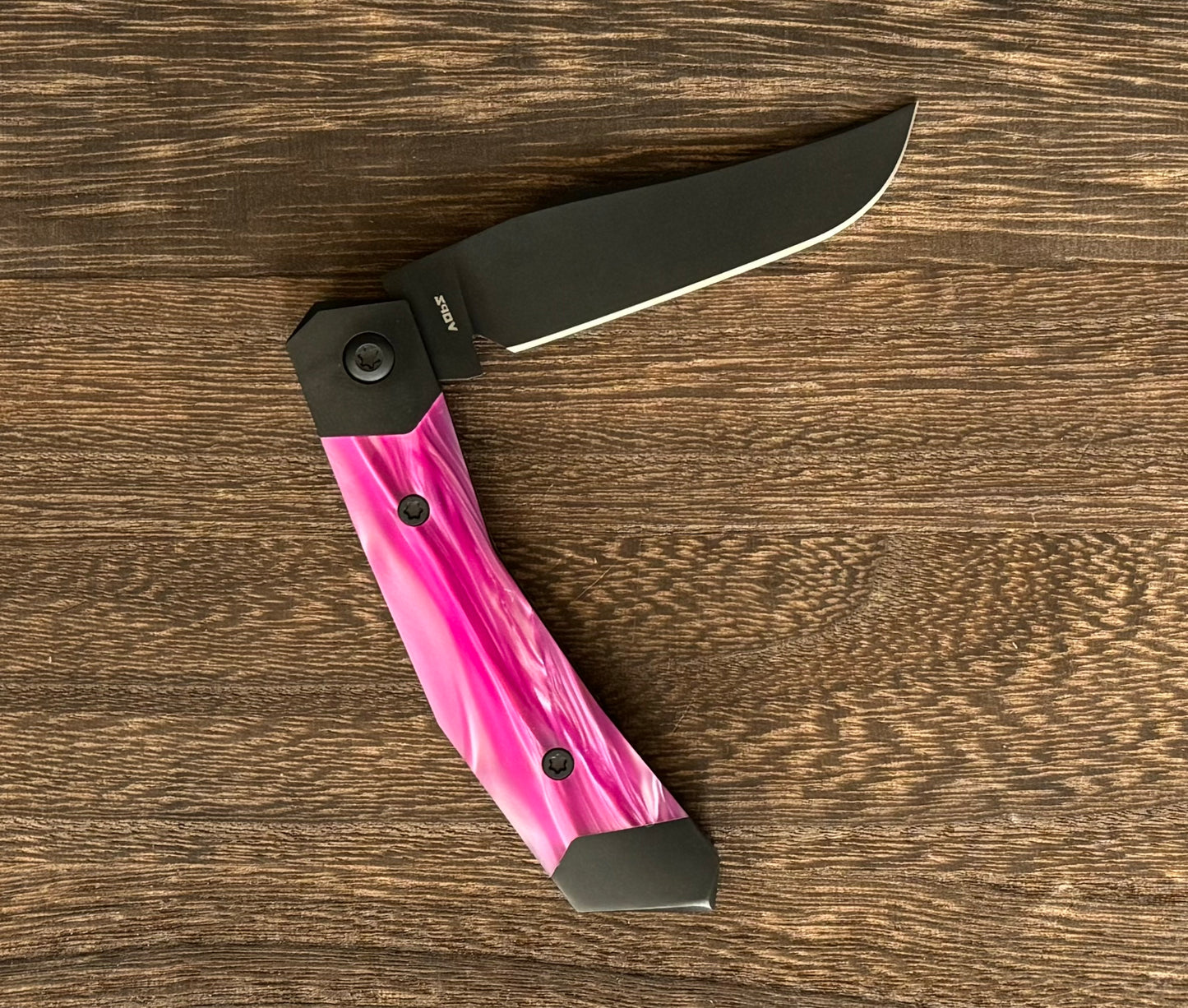 Jack Wolf Knives - MINI CYBORG JACK - KIRINITE COSMIC PINK DLC Jack Wolf Knives Urban Cutlery & Lifestyle Shoppe