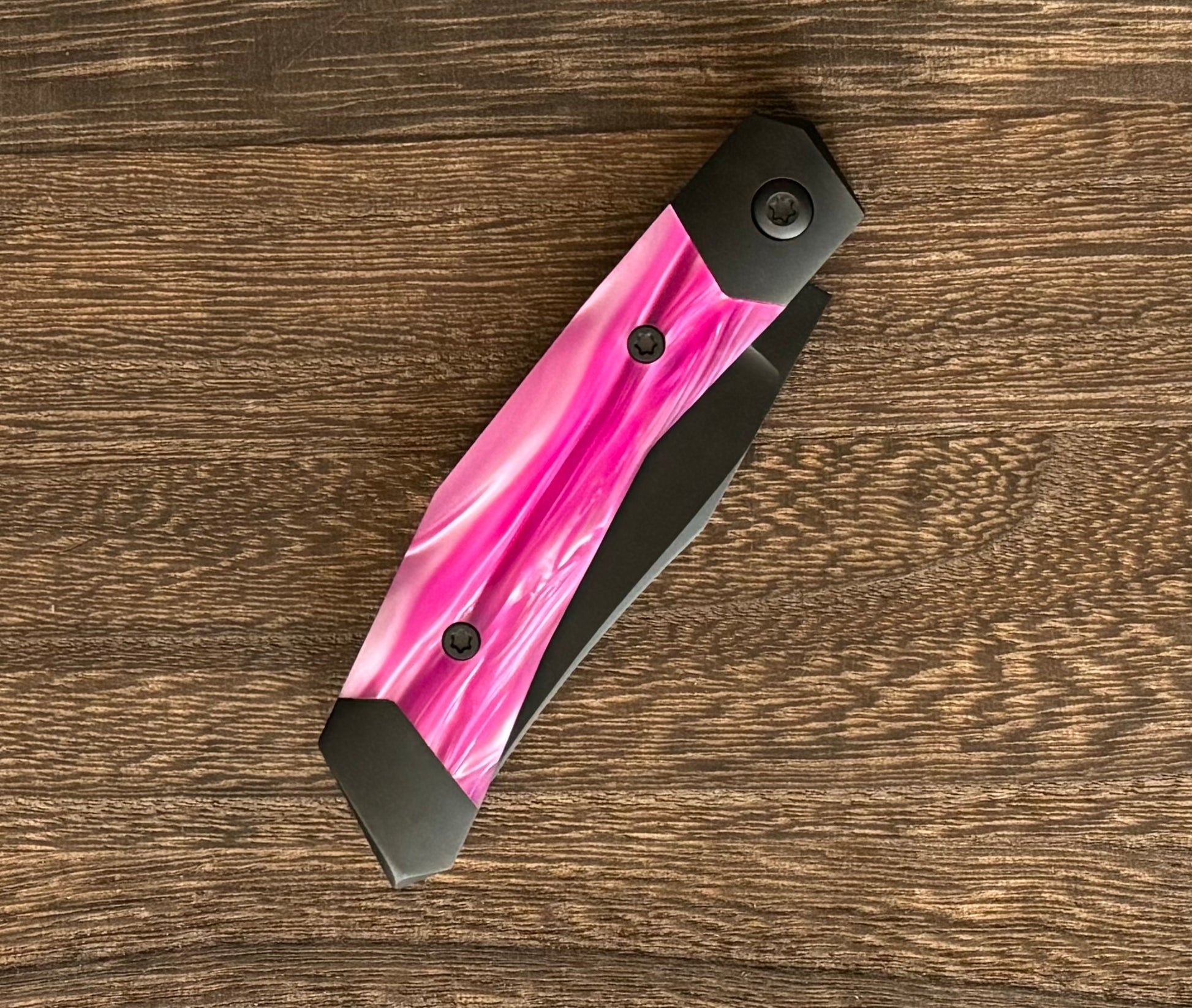 Jack Wolf Knives - MINI CYBORG JACK - KIRINITE COSMIC PINK DLC Jack Wolf Knives Urban Cutlery & Lifestyle Shoppe