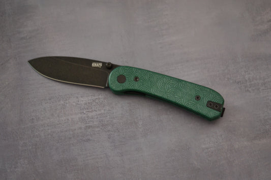 Knafs Co. x Urban EDC Seigaiha Lander (Sprint Run) - M390 - Green - Brand New Urban EDC; Knafs Co. Urban Cutlery & Lifestyle Shoppe