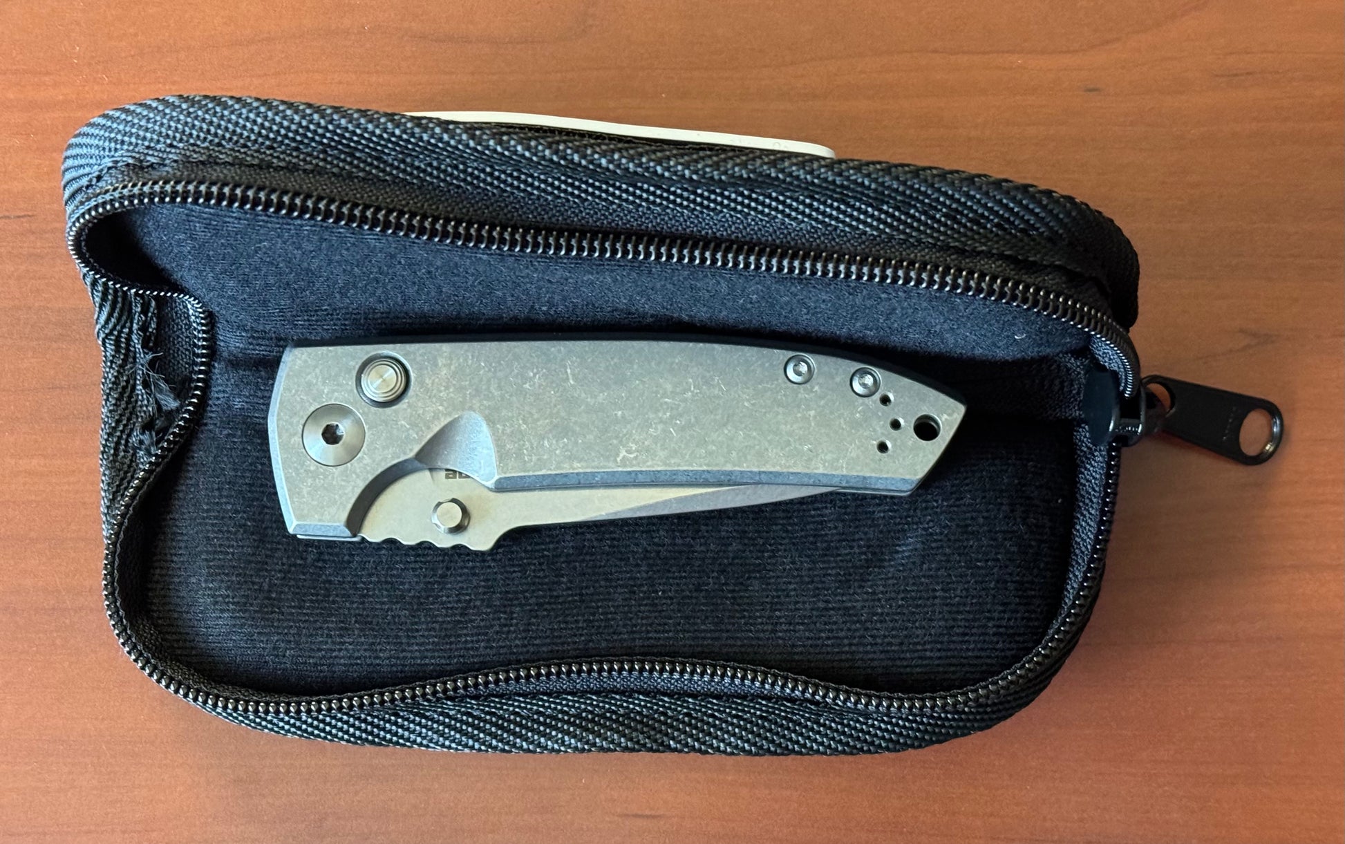 Les George Knives-Les George Knives VECP - Button Lock - Stonewashed Handle & Blade-Urban Cutlery