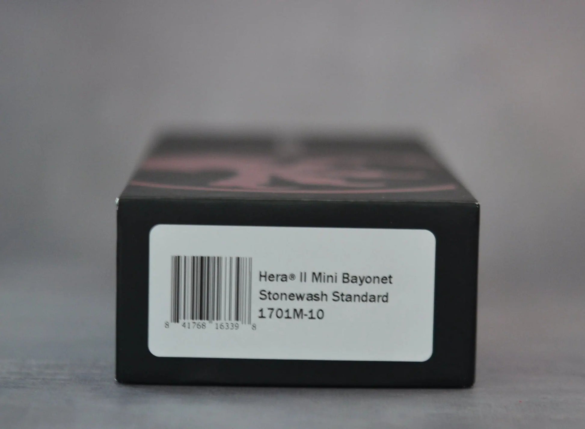 Microtech-Microtech Hera II Mini 1701M-10 Bayonet Stonewash Blade, Black Handle - Brand New-6-Urban Cutlery