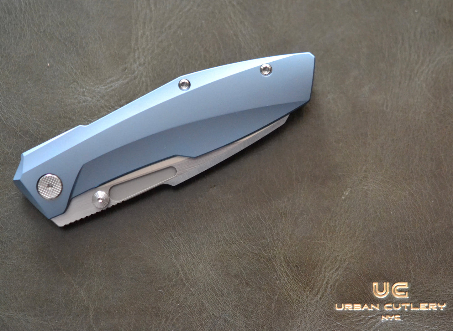 Null Knives Raikou - Blue/Belt Satin - Brand New Null Knives Urban Cutlery & Lifestyle Shoppe