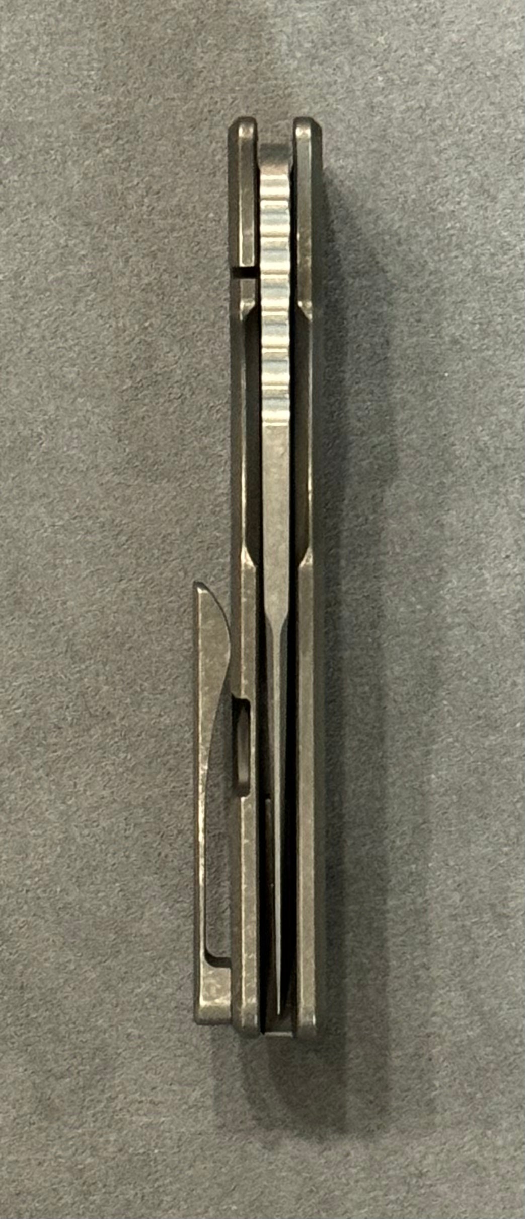 OZ Machine Company-Oz Machine Company Roosevelt ROSIE - Dark Stonewashed Speed Hole - Stonewashed MagnaCut Blade #3228 - Brand New-5-Urban Cutlery