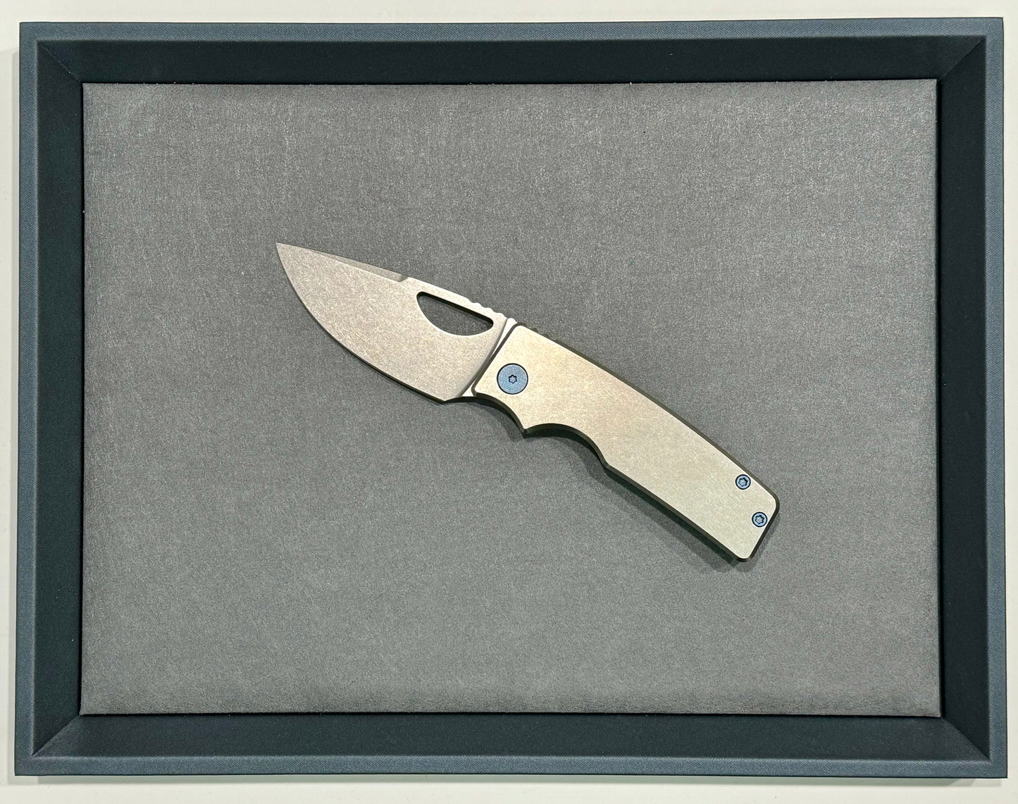 OZ Machine Company - Roosevelt ROSIE - SW Smooth - Dark Blue Hardware - Magnacut Blade #2951 - Brand New OZ Machine Company Urban Cutlery & Lifestyle Shoppe