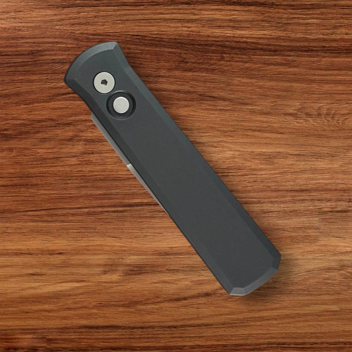 Pro-Tech-Pro-Tech 720 Godson - Black Handles - Bead Blasted Blade-3-Urban Cutlery