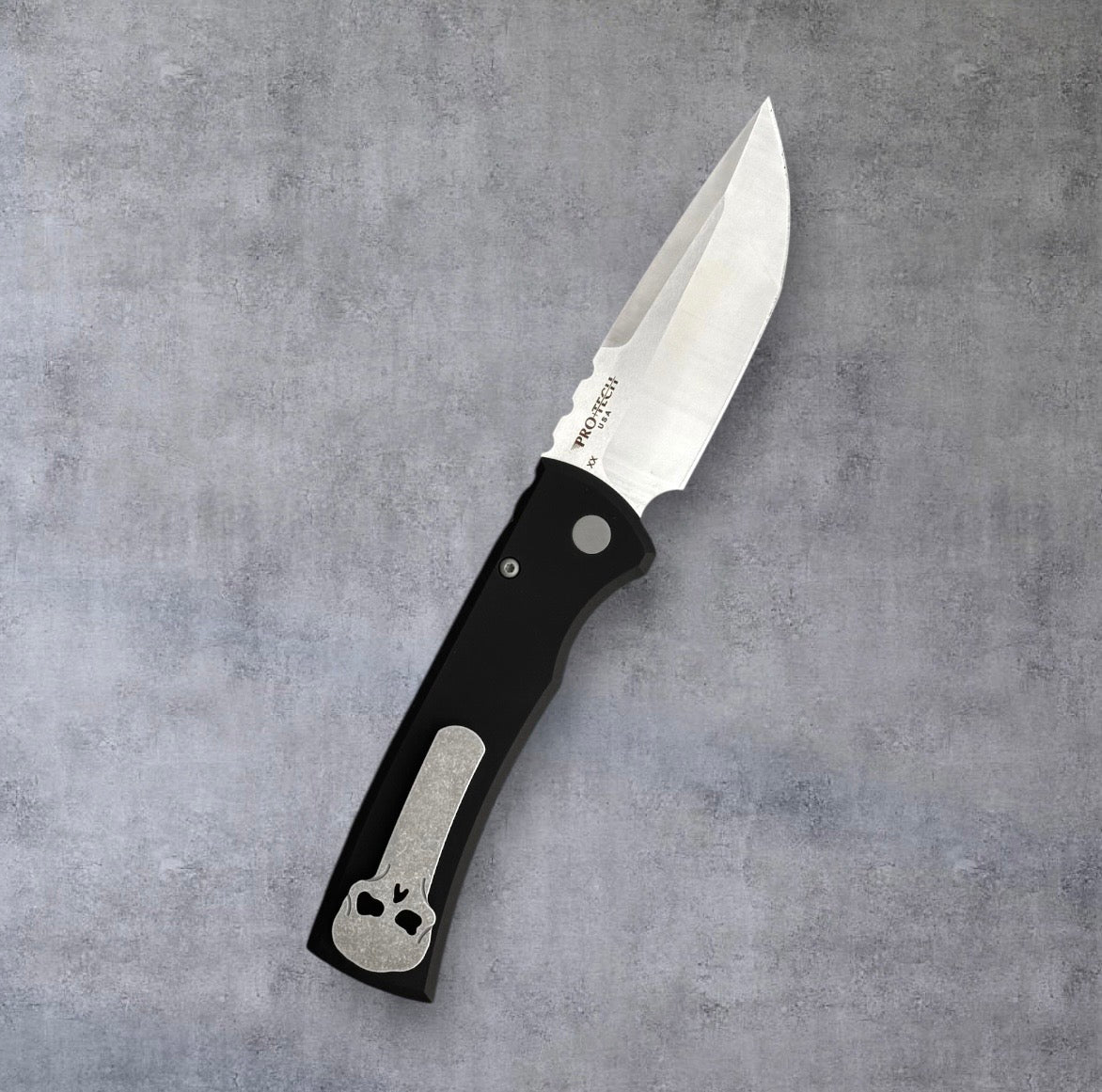 Pro-Tech-Pro-Tech Chaves Redencion Auto "Factory Seconds" - Black Handles - Stonewash S35vn Blade-3-Urban Cutlery