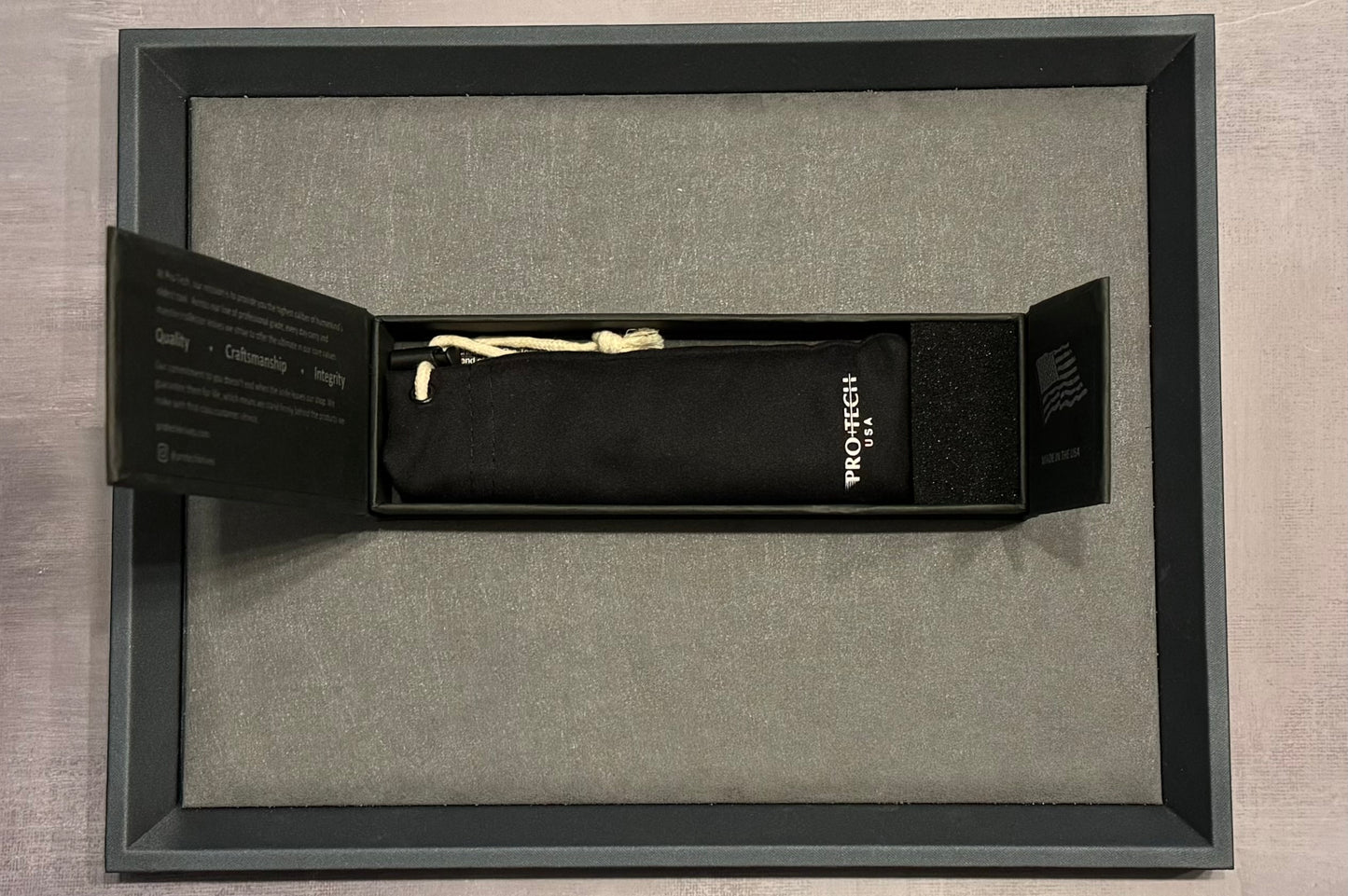 Pro-Tech-Pro-Tech NYCKS Special Malibu Ltd. Wharncliffe - Teal Dragon Scale Handle - Black Pearl Button - Black Magnacut Blade /75 - Brand New-9-Urban Cutlery