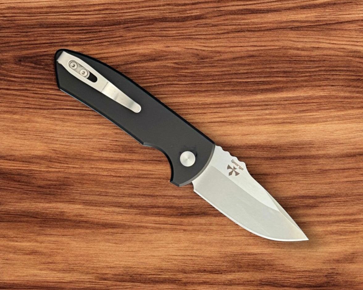 Pro-Tech-Pro-Tech SBR AUTO - Custom Unique Micarta Handle - s35vn Blade - Unique Button-3-Urban Cutlery