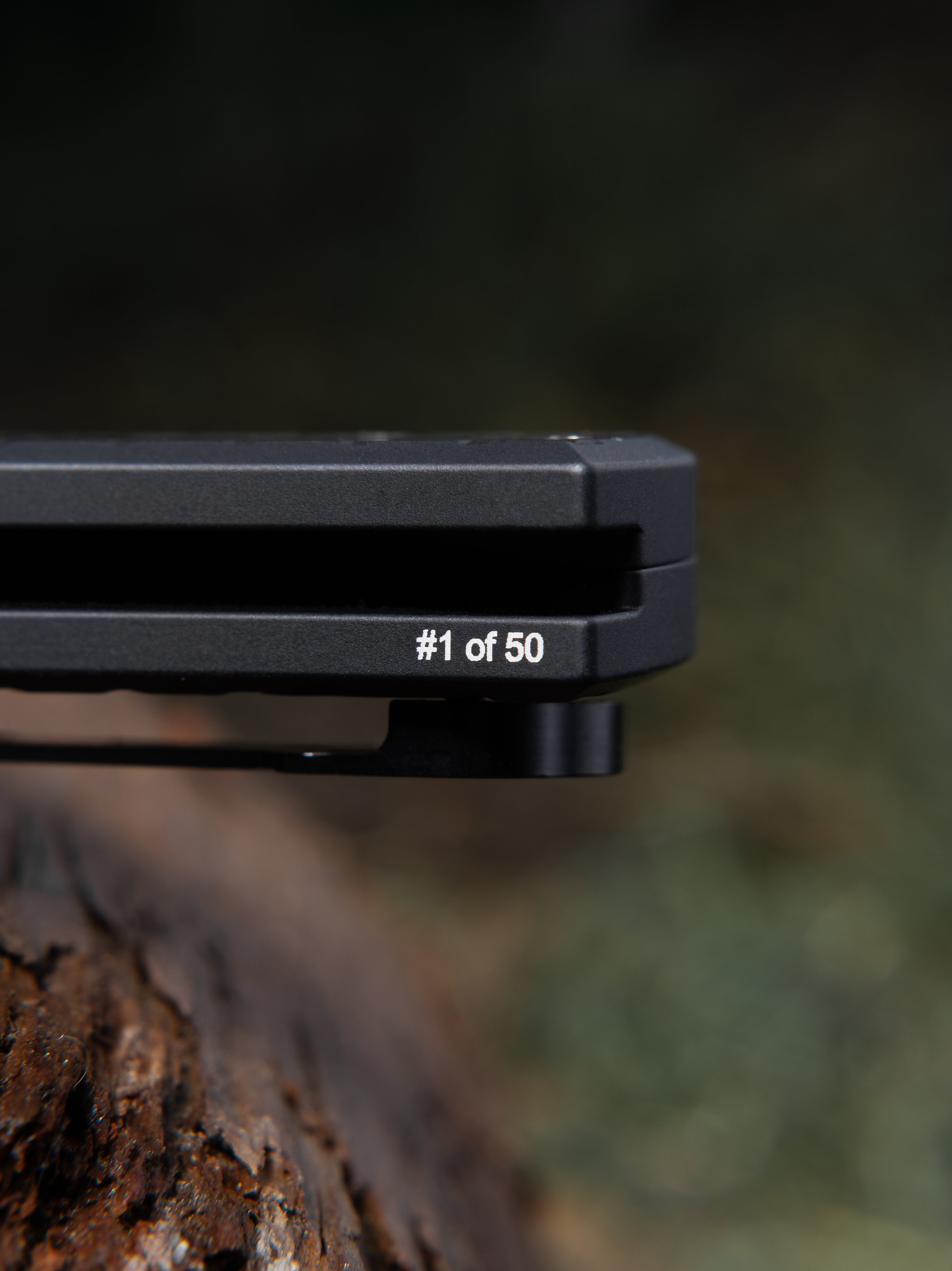 Pro-Tech x Chaves BST26.Redencion.1 Blade Show Texas 26 Exclusive 229 Redencion AUTO - Black "Tread" Milled Handles - Stonewash Tanto S35vn Blade - Black Lip Pearl Button - DLC Black Steel Milled Skull Clip /50