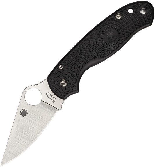 SPYDERCO PARA 3 LIGHTWEIGHT - BLACK FRN HANDLE - CTS BD1N STAINLESS - PLAIN EDGE - SC223PBK Spyderco Urban Cutlery & Lifestyle Shoppe