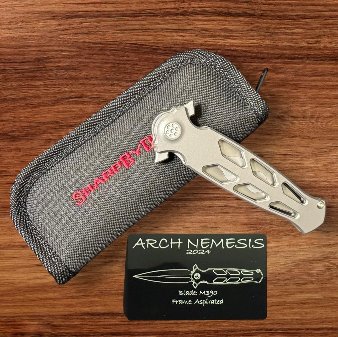 Sharp by Design-Sharp by Design Arch Nemesis – Aspirated - Inlaid Blade-3-Urban Cutlery