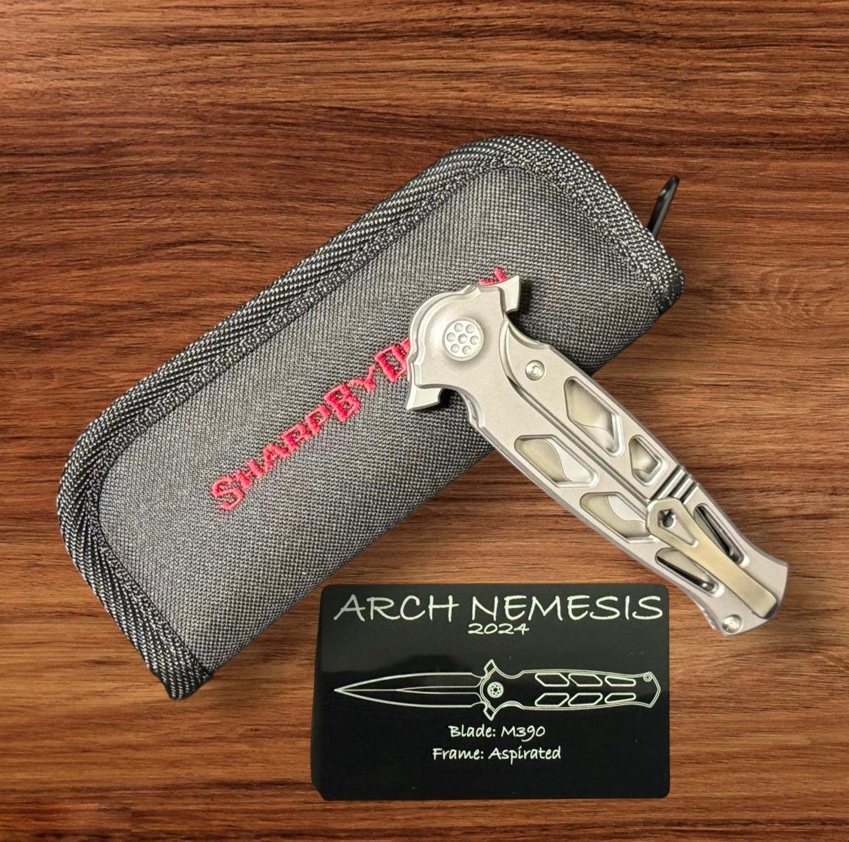 Sharp by Design-Sharp by Design Arch Nemesis – Aspirated - Inlaid Blade-4-Urban Cutlery