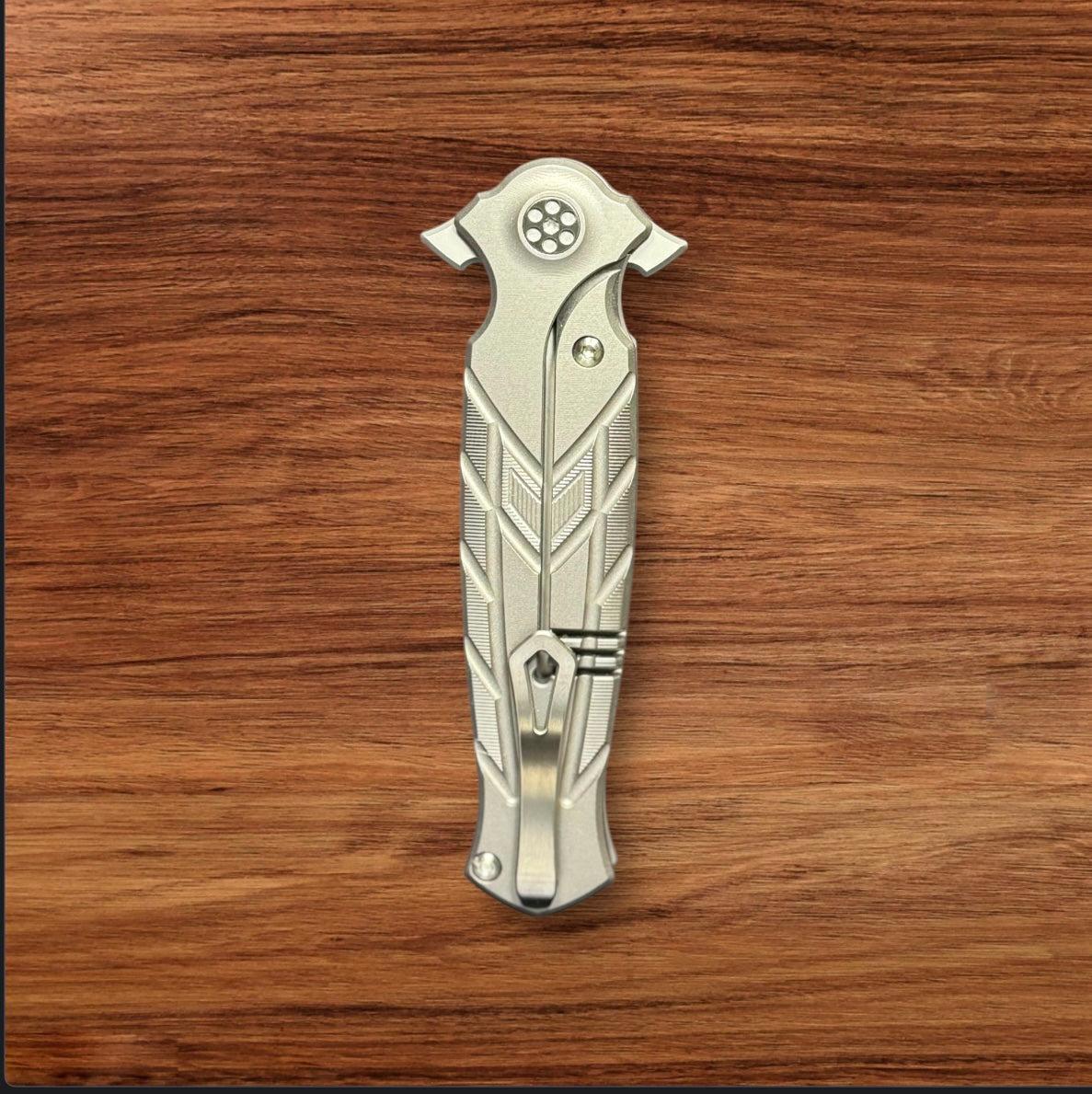 Sharp by Design-Sharp by Design Arch Nemesis – "Tread" with Highlights - 2-Tone Blade-Urban Cutlery