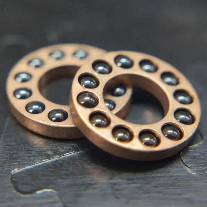 Skiff Workshop-Skiff Workshop - Cage Bearings - Pivot: 5mm Ceramic Bearings: 1/16 in (12 ball)-1-Urban Cutlery