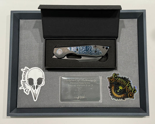 Sparrow Knife Co.-BLADE SHOW TEXAS EXCLUSIVE Sparrow Knife Co. Strix #2 of 3 - Brand New-1-Urban Cutlery