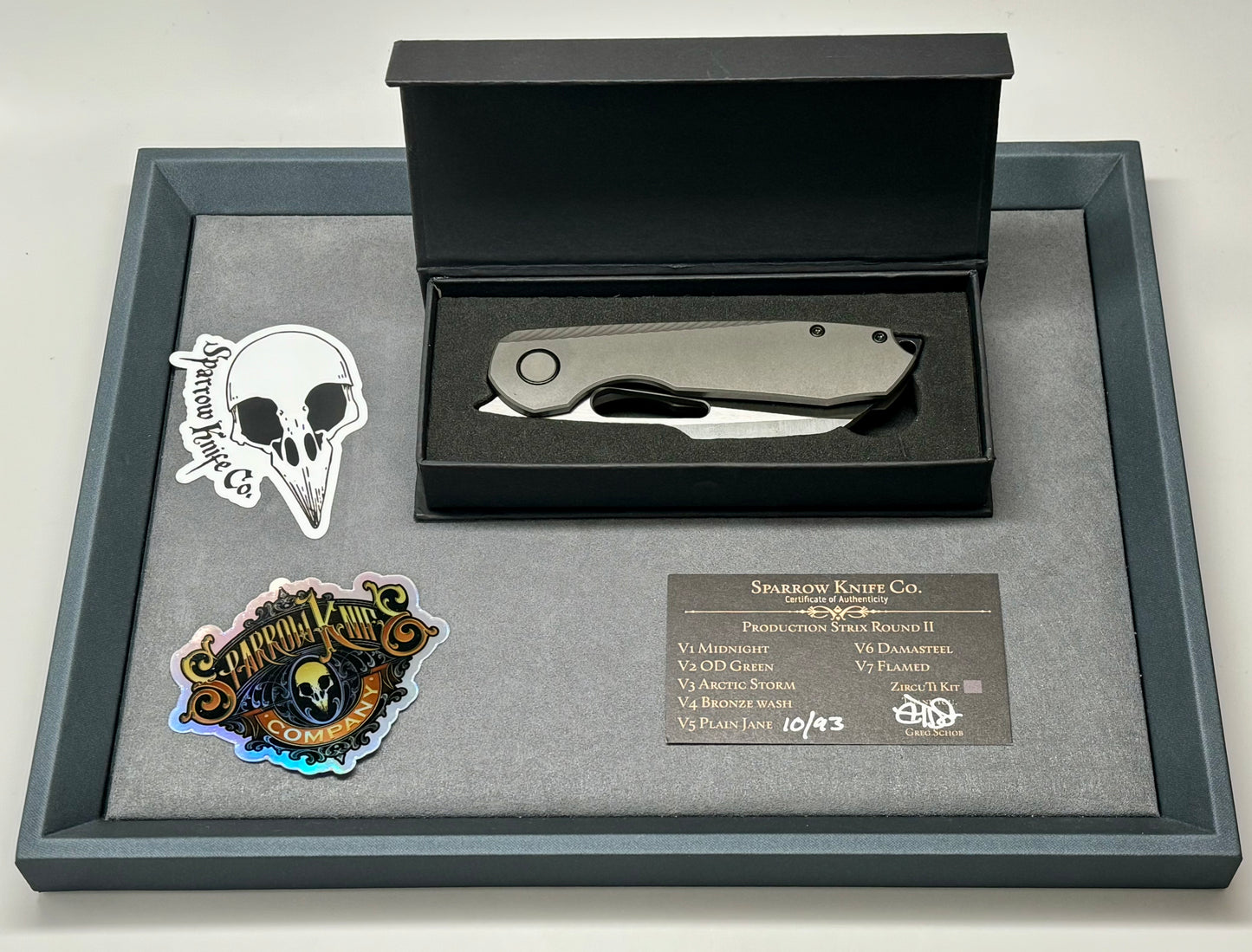 Sparrow Knife Co.-Sparrow Knife Co. Strix V5 Plain Jane #10 of 93 - Brand New-1-Urban Cutlery