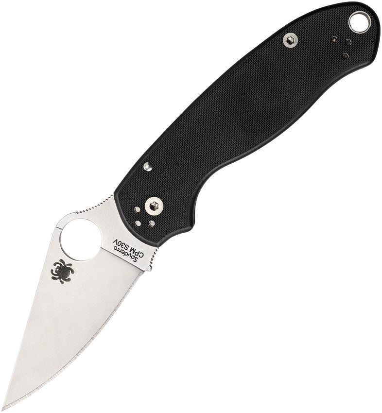 Spyderco-SPYDERCO PARA 3 - BLACK TEXTURED G10 HANDLE - CPM S45VN STAINLESS - PLAIN EDGE - SC223GP-1-Urban Cutlery