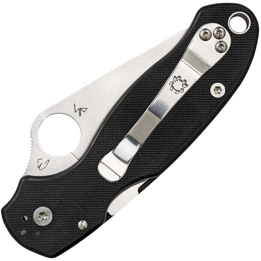 Spyderco-SPYDERCO PARA 3 - BLACK TEXTURED G10 HANDLE - CPM S45VN STAINLESS - PLAIN EDGE - SC223GP-2-Urban Cutlery