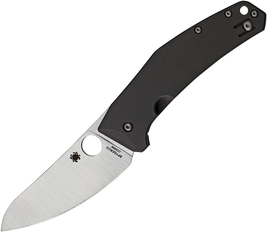 Spyderco-SPYDERCO SPYDIECHEF - GRAY TITANIUM HANDLE - LC200N - PLAIN EDGE - SC211TIP-1-Urban Cutlery
