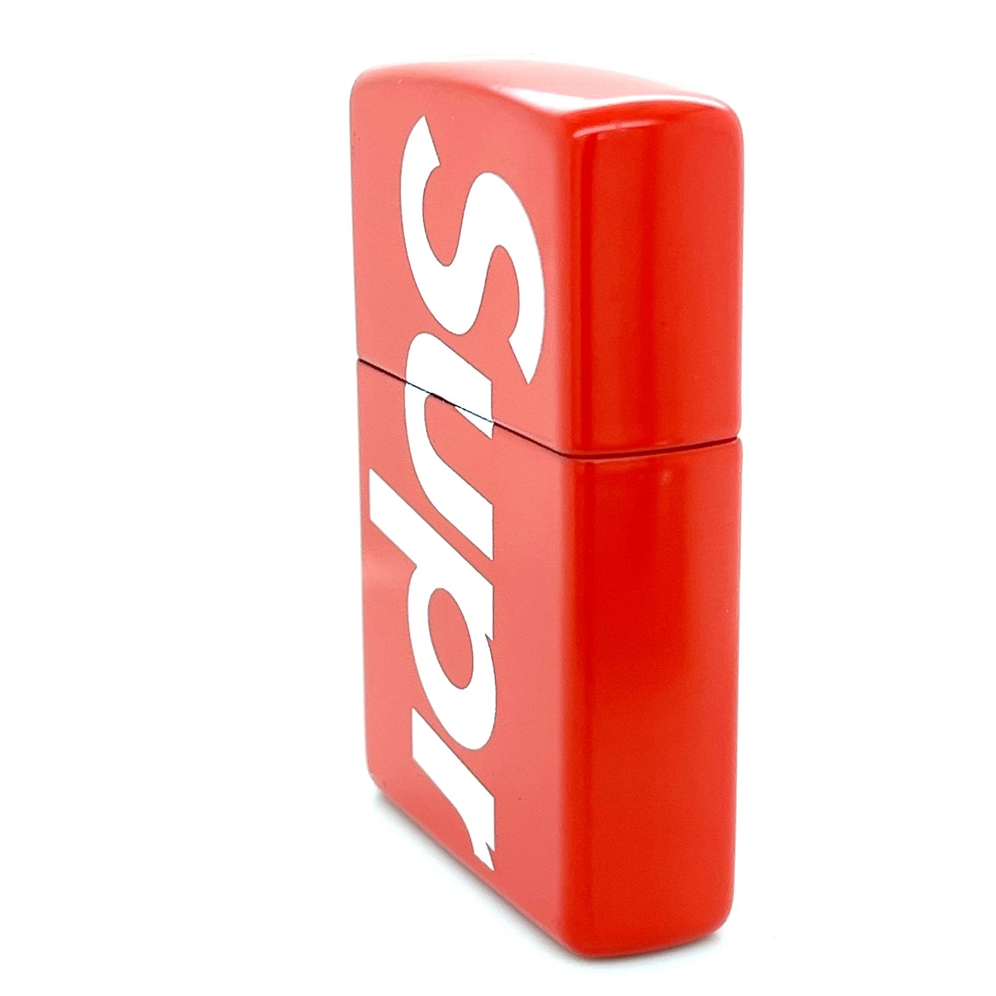 Supreme-Supreme Logo Zippo - Red - Brand New-2-Urban Cutlery