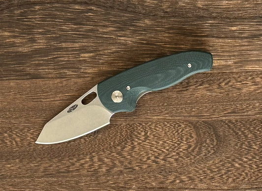 Three Rivers Mfg. (TRM) Holey Nerd - FOREST GREEN G10 3D Contoured Handles - Magnacut Three Rivers Mfg. Urban Cutlery & Lifestyle Shoppe