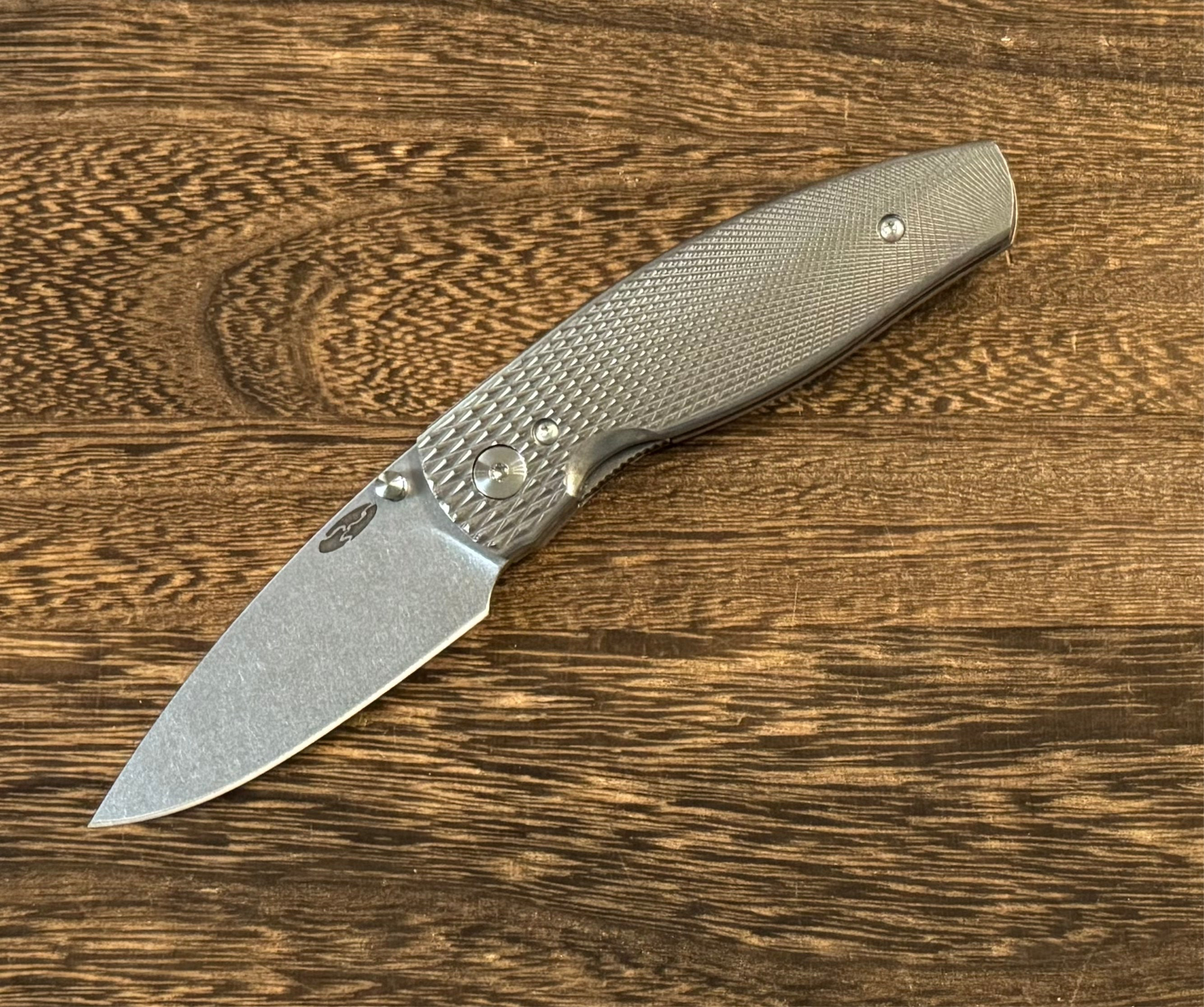 Three Rivers Mfg. (TRM) Neutron 2 - 3D Contoured Titanium Scales LIZARD SKIN - Magnacut Blade Three Rivers Mfg. Urban Cutlery & Lifestyle Shoppe