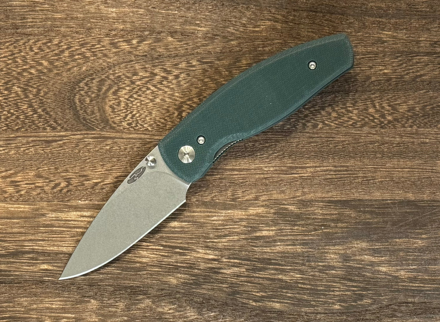 Three Rivers Mfg. (TRM) Neutron 2 - FOREST GREEN G10 Flat Handles - Magnacut Blade Three Rivers Mfg. Urban Cutlery & Lifestyle Shoppe