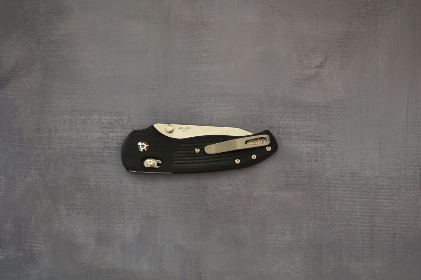 Three Rivers Mfg. (TRM) - Shadow - Black G10 - 20CV - Brand New Three Rivers Mfg. Urban Cutlery & Lifestyle Shoppe