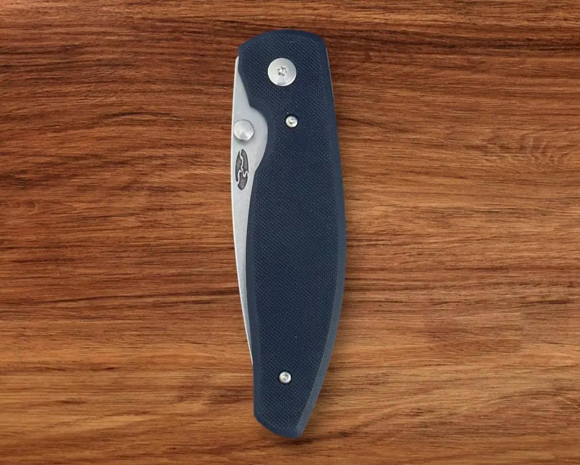 Three Rivers Mfg.-Three Rivers Mfg. (TRM) Atom - JET BLACK G10 FLAT Handles - MAGNACUT Blade-Urban Cutlery