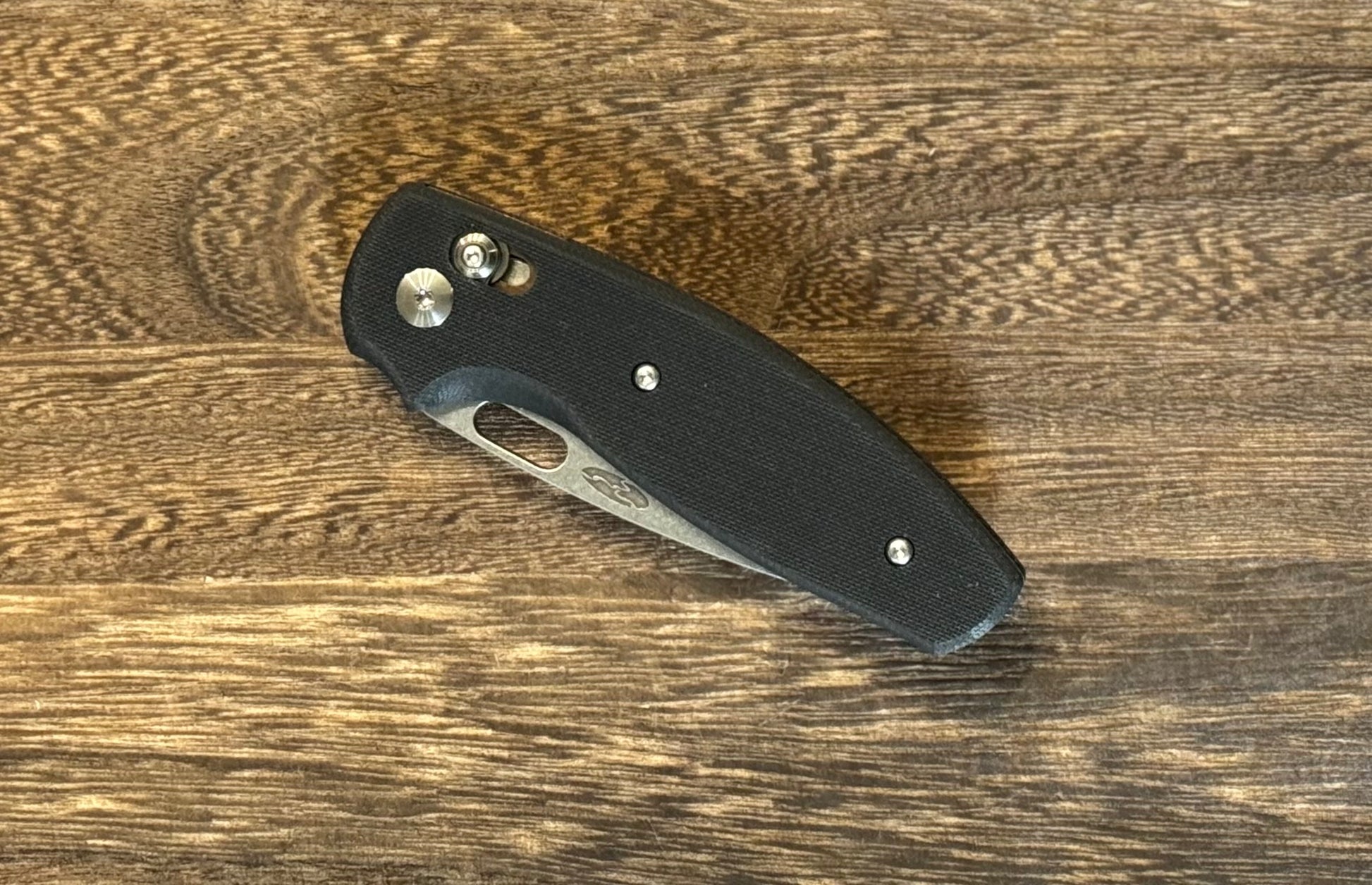 Three Rivers Mfg.-Three Rivers Mfg. (TRM) Bulldog - Black G10 Handles - 20CV Blade-Urban Cutlery