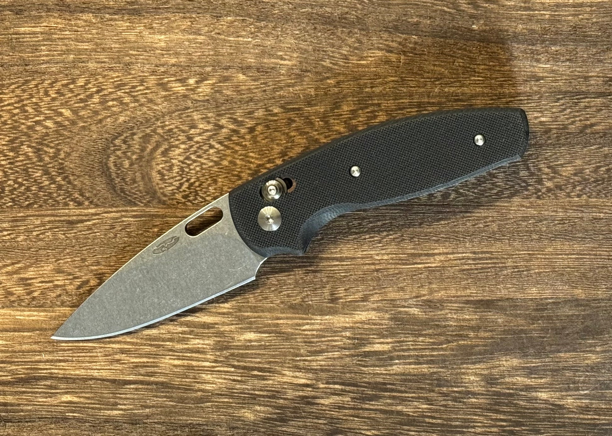 Three Rivers Mfg.-Three Rivers Mfg. (TRM) Bulldog - Black G10 Handles - 20CV Blade-Urban Cutlery