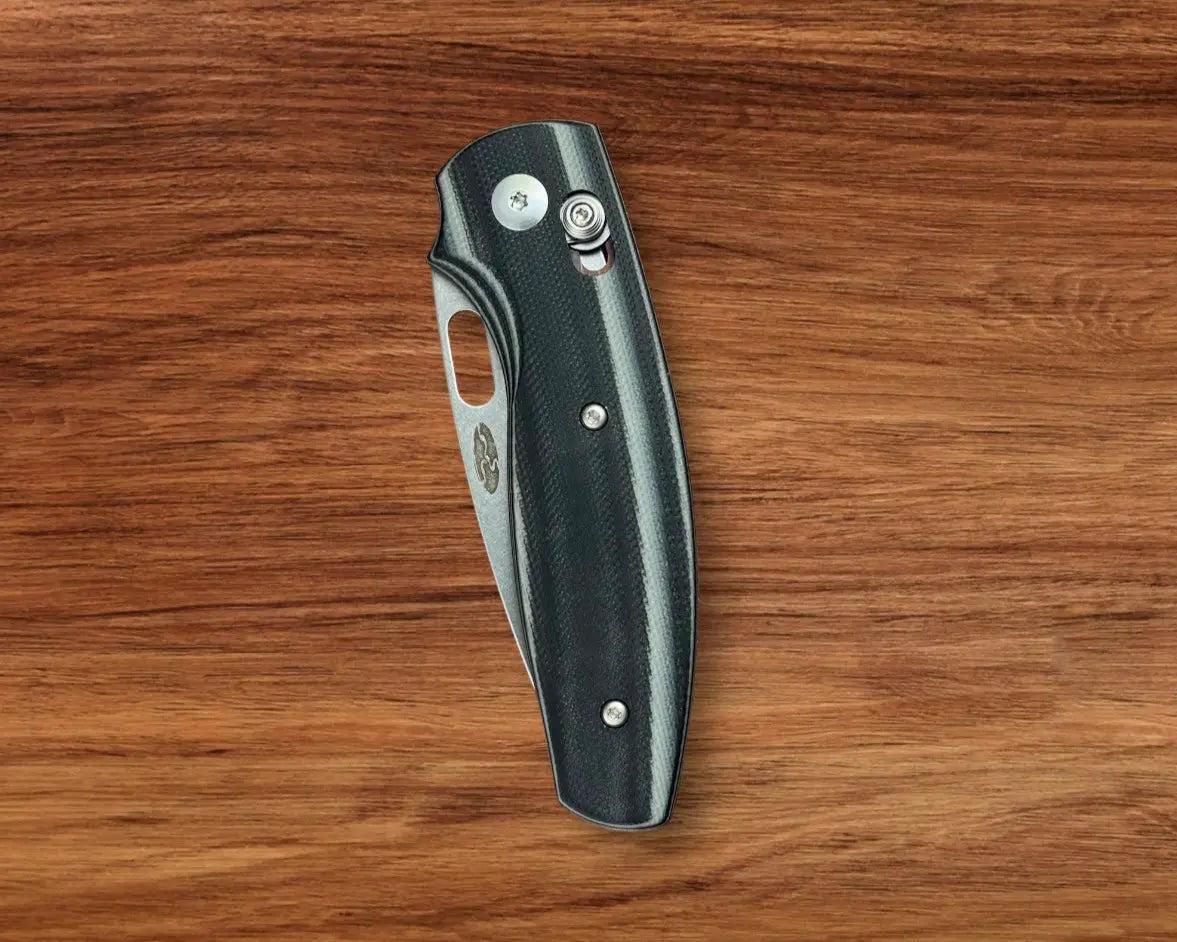 Three Rivers Mfg.-Three Rivers Mfg. (TRM) Bulldog - GHOST G10 3D Contoured SMOOTH Handles - 20CV Blade-4-Urban Cutlery