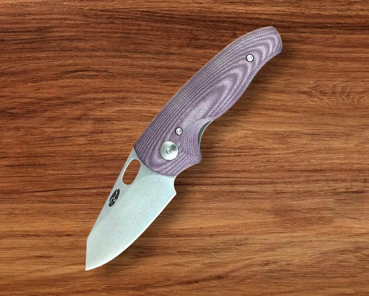 Three Rivers Mfg.-Three Rivers Mfg. (TRM) Holey Nerd - POPSICLE PURPLE G10 3D Contoured Handles - MagnaCut-Urban Cutlery