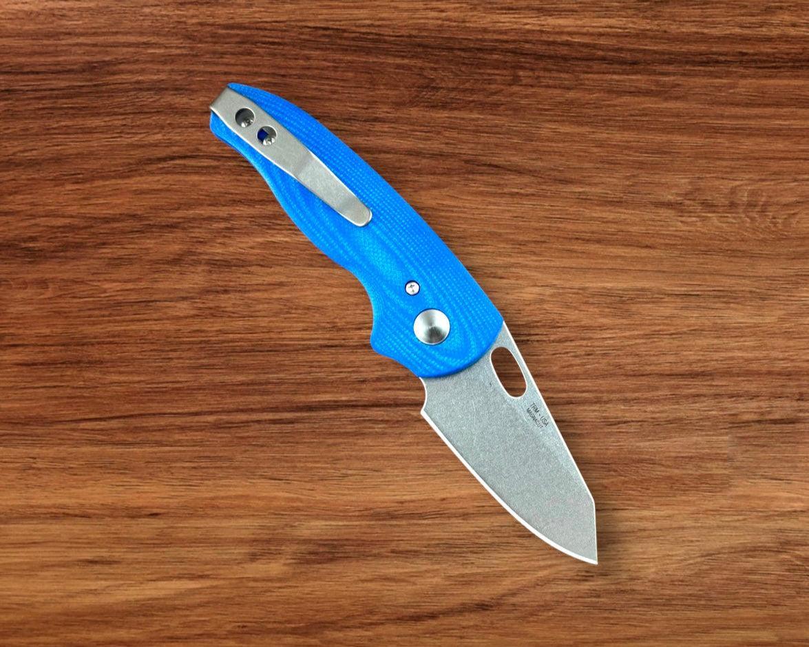 Three Rivers Mfg.-Three Rivers Mfg. (TRM) Holey Nerd - ROYAL BLUE G10 3D Contoured Handles - MagnaCut-Urban Cutlery